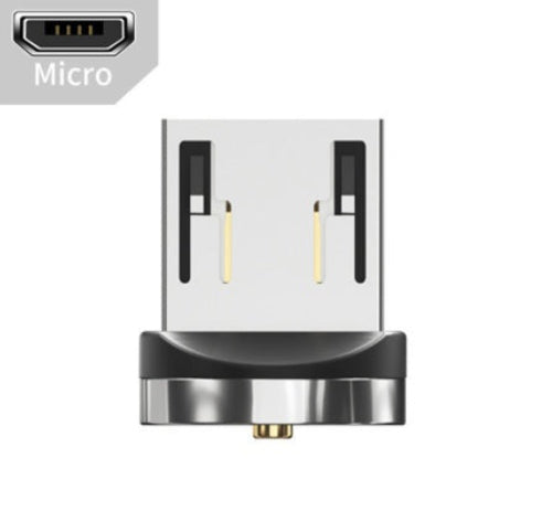 TORQ Magnetic Charging Cable — 360° Rotating Braided Nylon