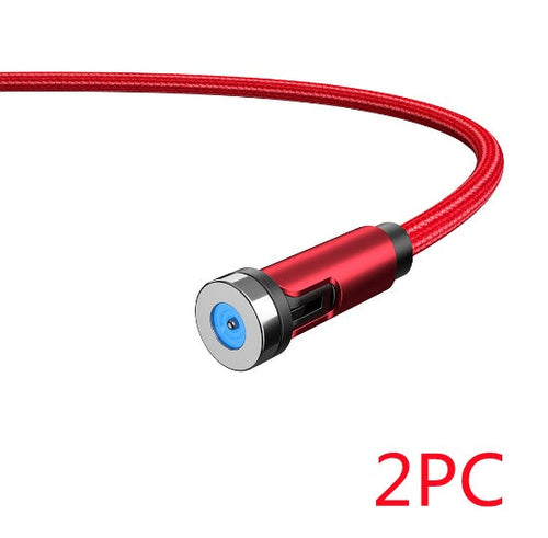TORQ Magnetic Charging Cable — 360° Rotating Braided Nylon