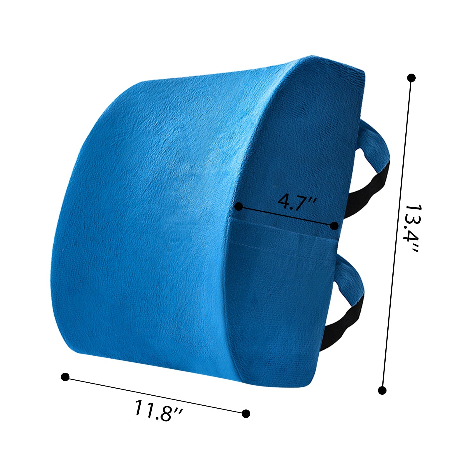 TORQ Lumbar Support Cushion — Memory Foam Back Pillow