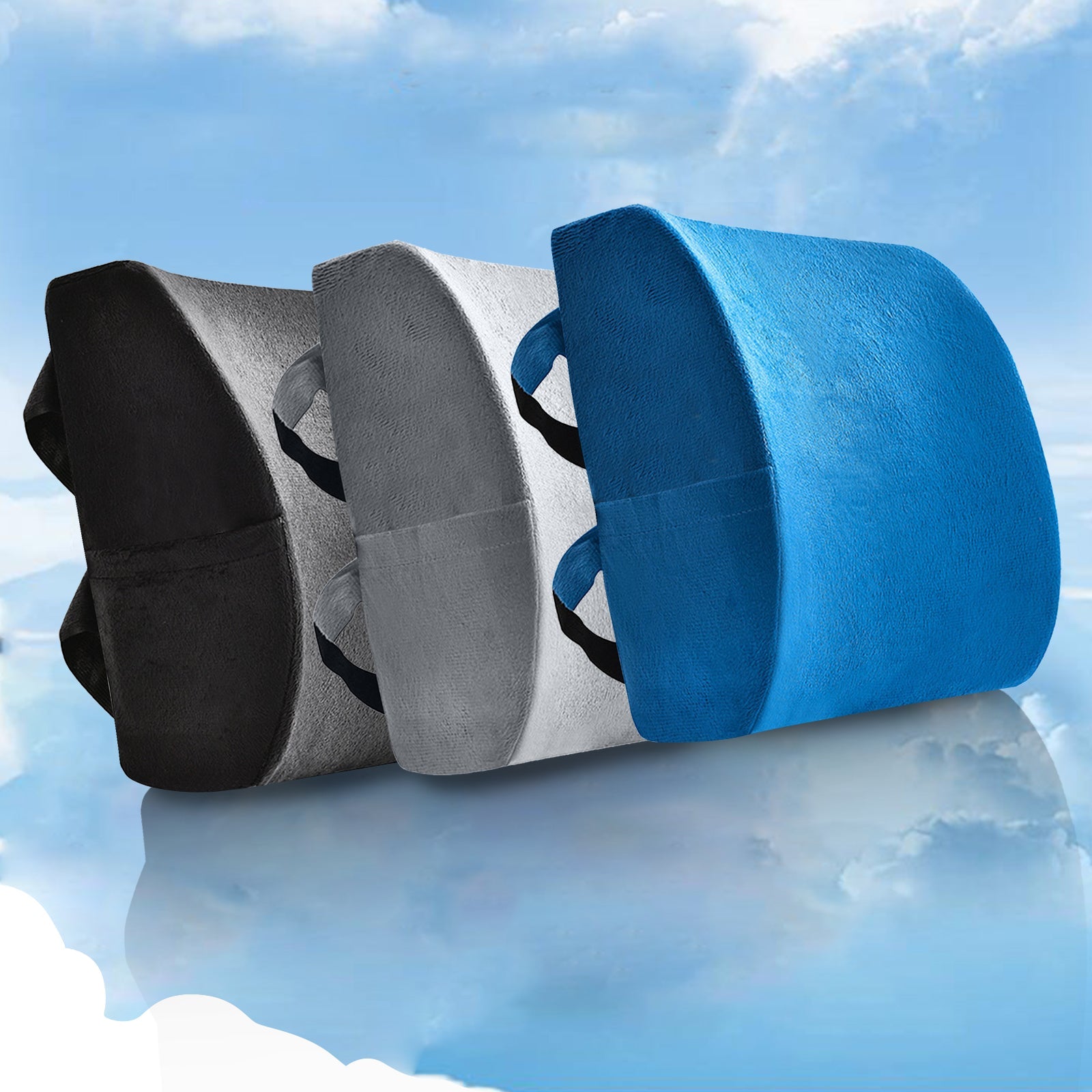 TORQ Lumbar Support Cushion — Memory Foam Back Pillow