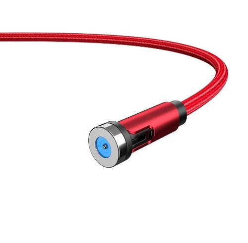 TORQ Magnetic Charging Cable — 360° Rotating Braided Nylon